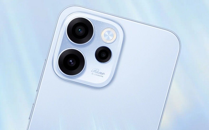 Oppo reno 15F from the back camera closeup Oppo reno 15F from the back camera closeup