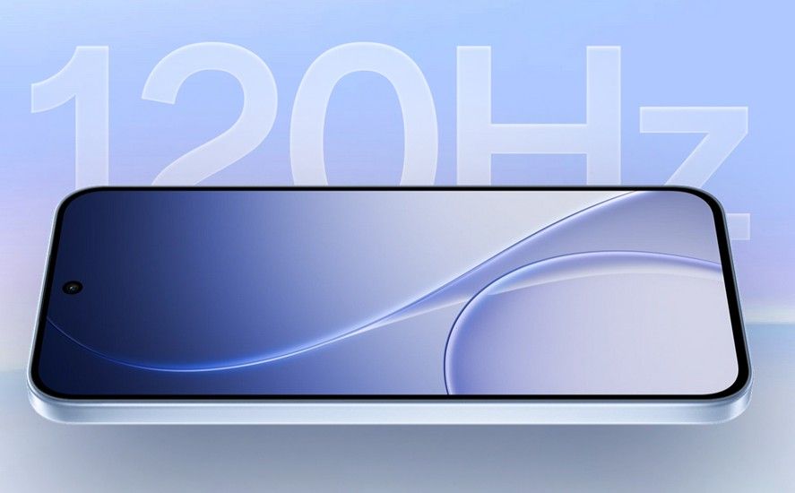 Oppo Reno 15F display from the front Oppo Reno 15F display from the front