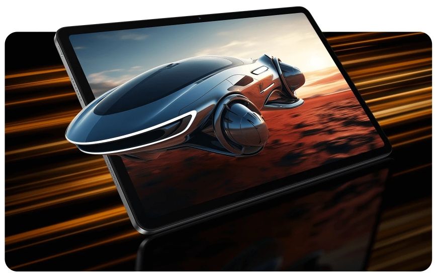 Redmi Pad 2 Pro display from the front with bezels visible