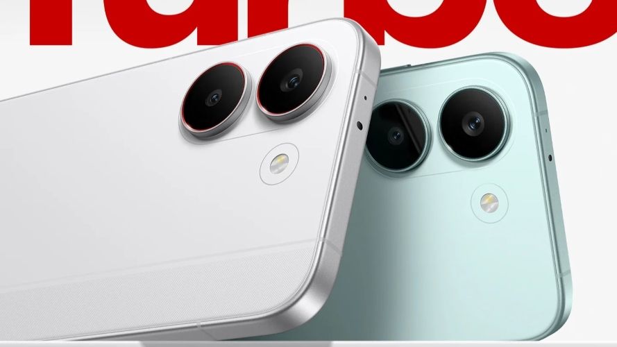 Redmi Turbo 5 from the back Redmi Turbo 5 from the back