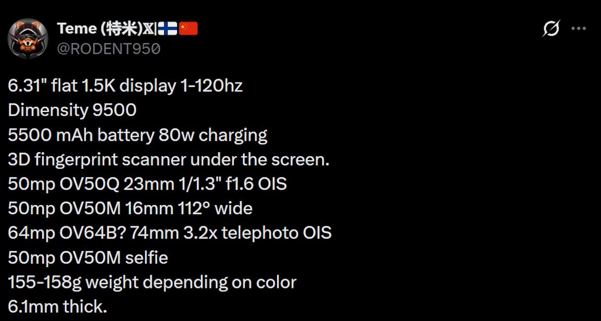 Honor Magic 8 Pro Air leaked specs Honor Magic 8 Pro Air leaked specs