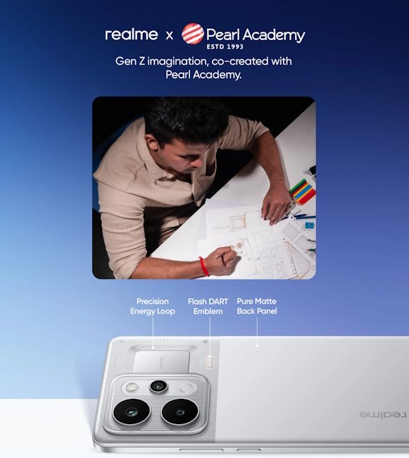 Realme P4 Power design details.