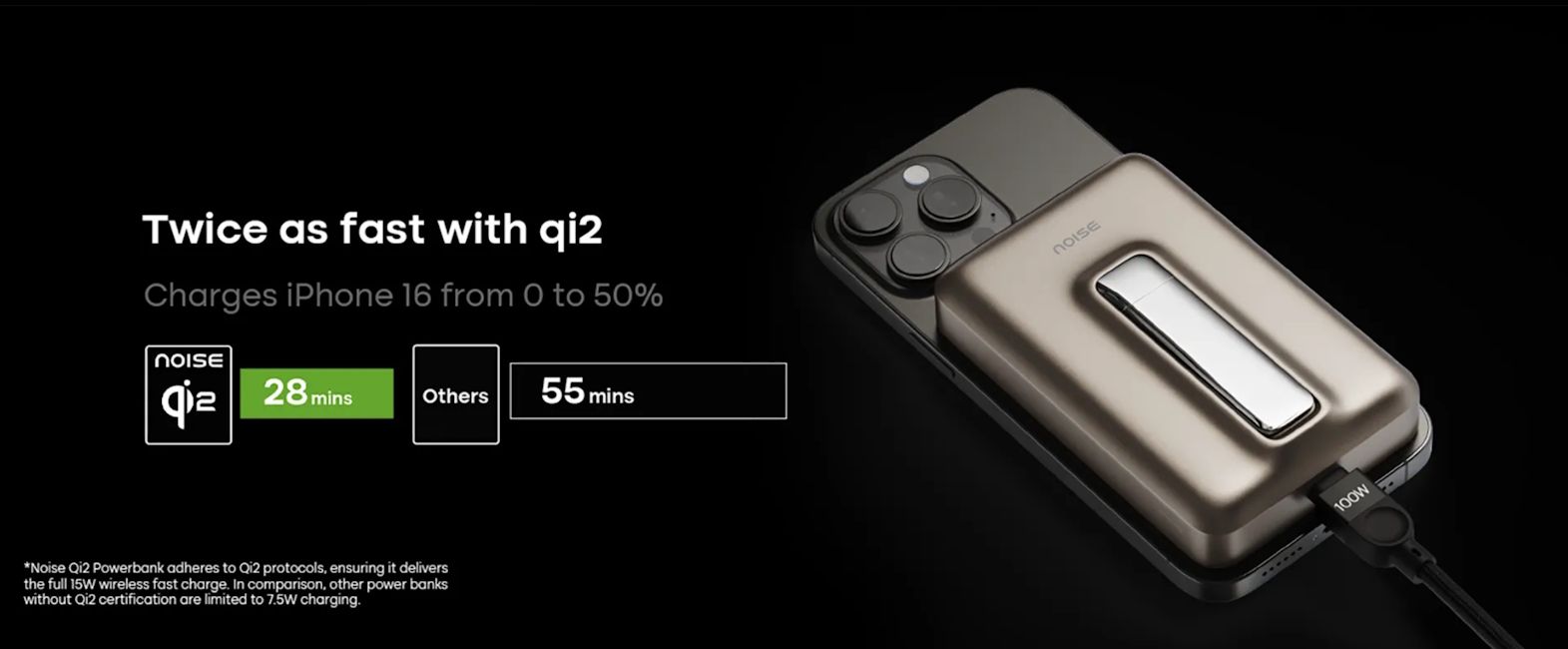 Noise Qi2 MagSafe 10,000mAh power bank