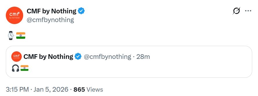 CMF Headphone Pro and Watch 3 Pro India launch teased CMF Headphone Pro and Watch 3 Pro India launch teased