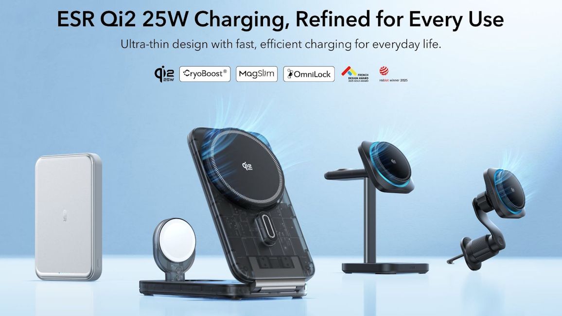 ESR Qi 2.2 25W wireless charging announced