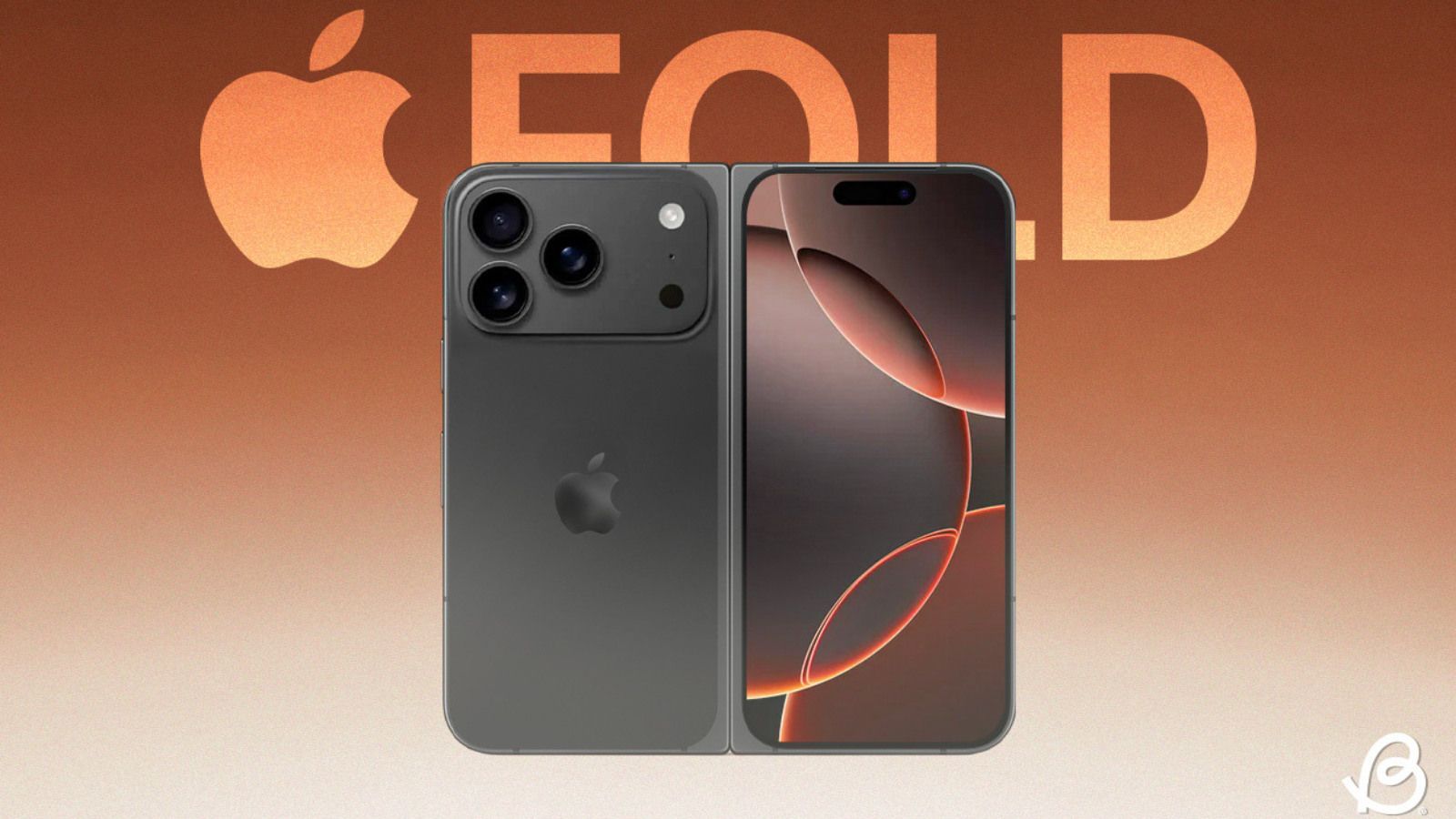 iPhone Fold from the back unofficial render