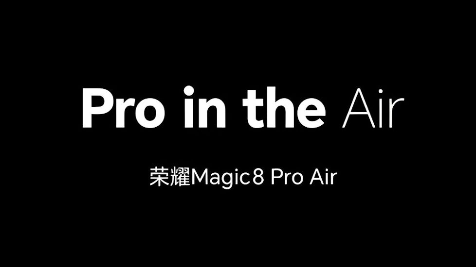 Honor Magic 8 Pro Air official teaser poster Honor Magic 8 Pro Air official teaser poster