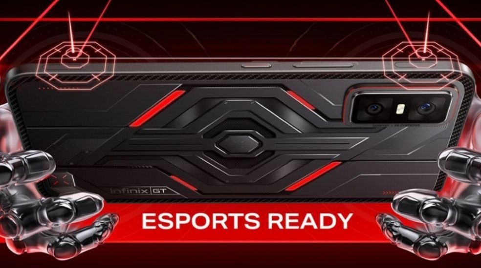 Infinix GT 30 Pro from the back promo material