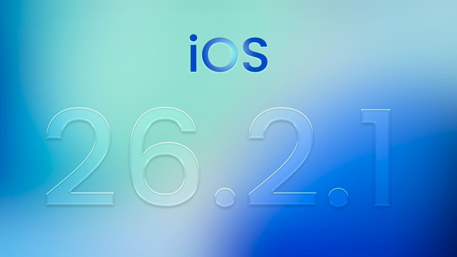 iOS 26.2.1 update custom banner