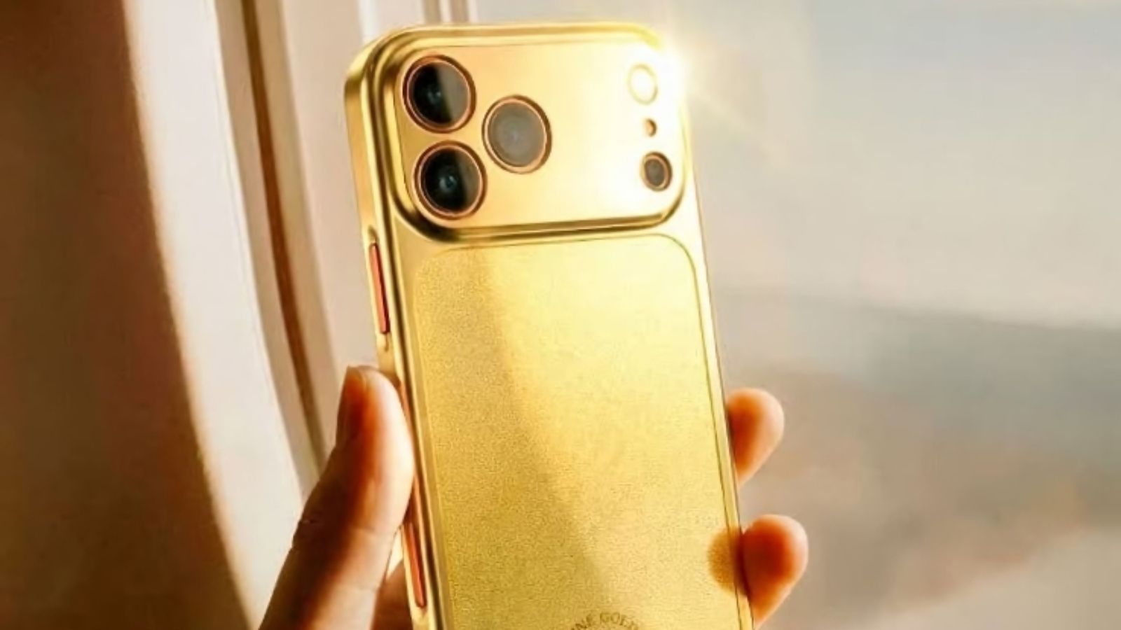 JD Unveils 99.99% Pure Gold Case for iPhone 17 Pro Max