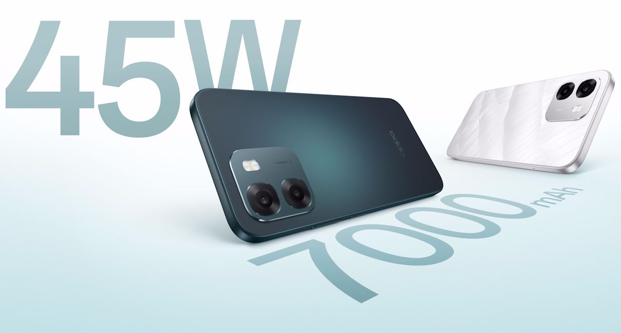 Oppo A6 5G battery and charging details banner