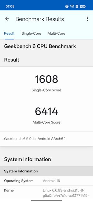 Oppo Reno 15 Pro Mini Geekbench CPU Oppo Reno 15 Pro Mini Geekbench CPU