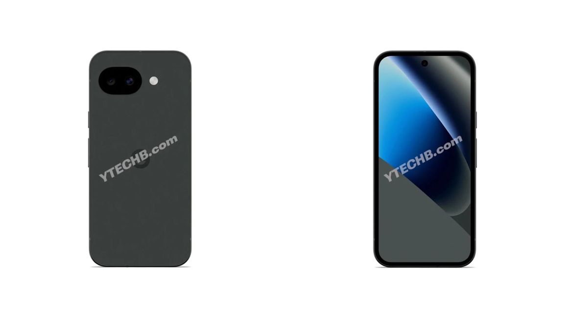 Google Pixel 10a front and back Google Pixel 10a front and back