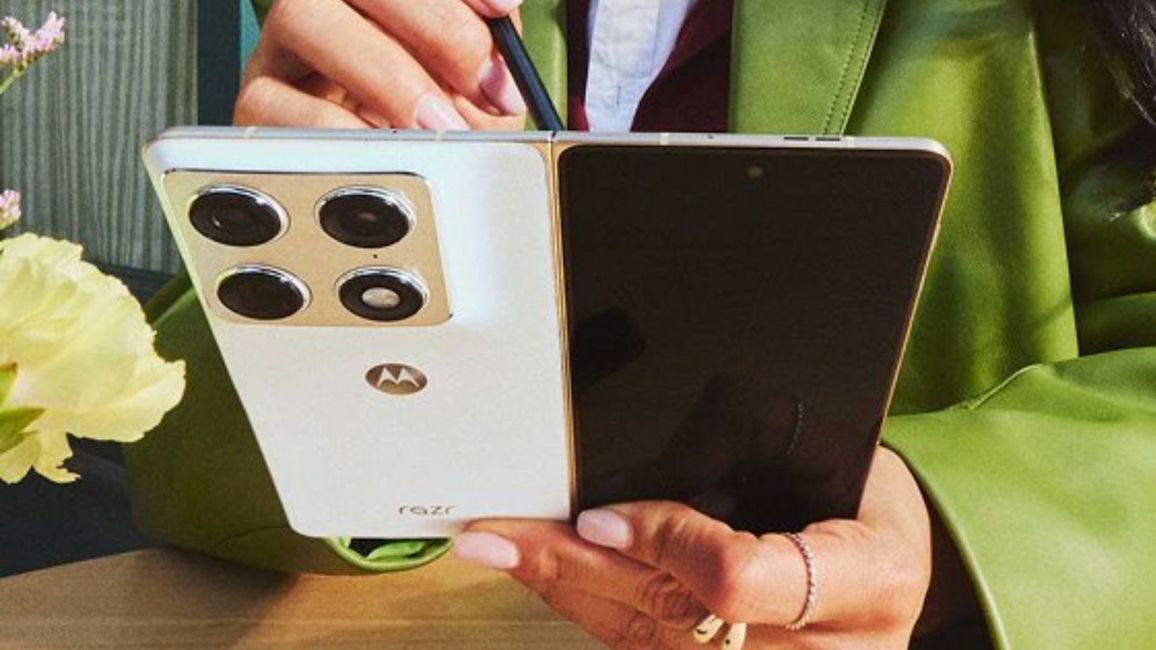 Motorola Razr Fold with Moto Pen Ultra stylus