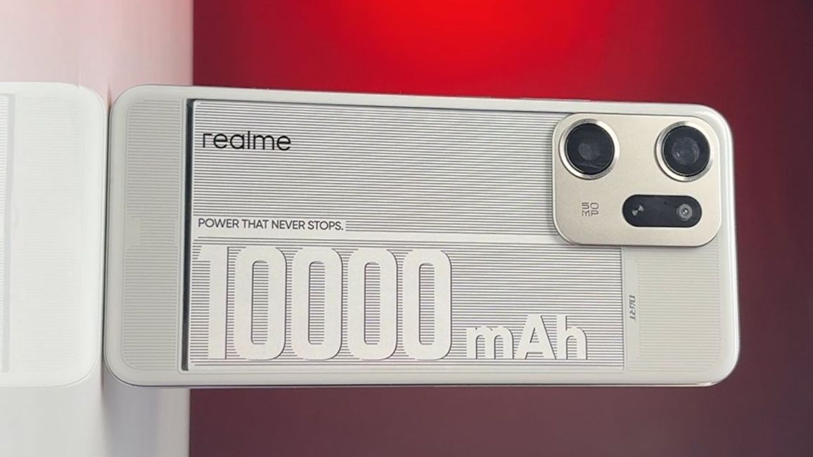 Realme 10,000mAh battery phone prototype