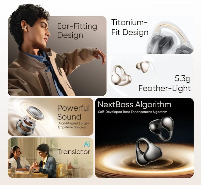 Realme Buds Clip specs banner