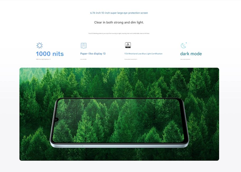 Vivo Y50e 5G and Y50s 5G display