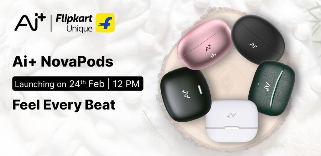 Ai+ novapods earbids flipkart banner