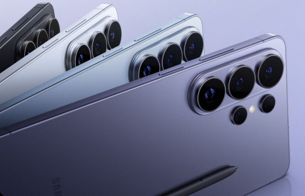 Samsung Galaxy S26 Ultra from the back in all colours Samsung Galaxy S26 Ultra from the back in all colours