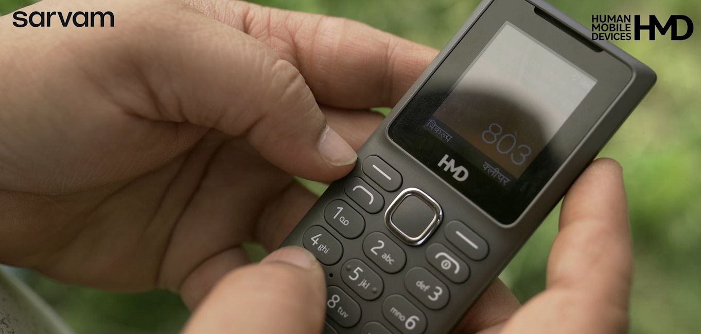 HMD feature phones will be AI-ready soon, thanks to Sarvam AI