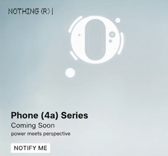 Nothing Phone (4a) series teaser back cameras Nothing Phone (4a) series teaser back cameras