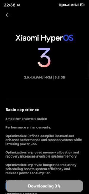Xiaomi 14 Civi receives HyperOS 3 update in India