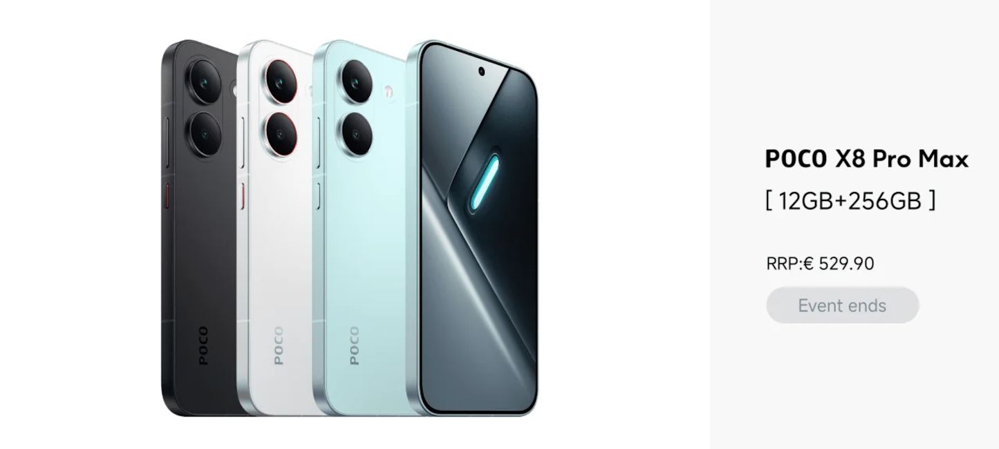 Poco X8 Pro Max leaked price Poco X8 Pro Max leaked price