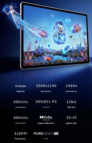 Xiaoxin Pro GT 13 display specifications