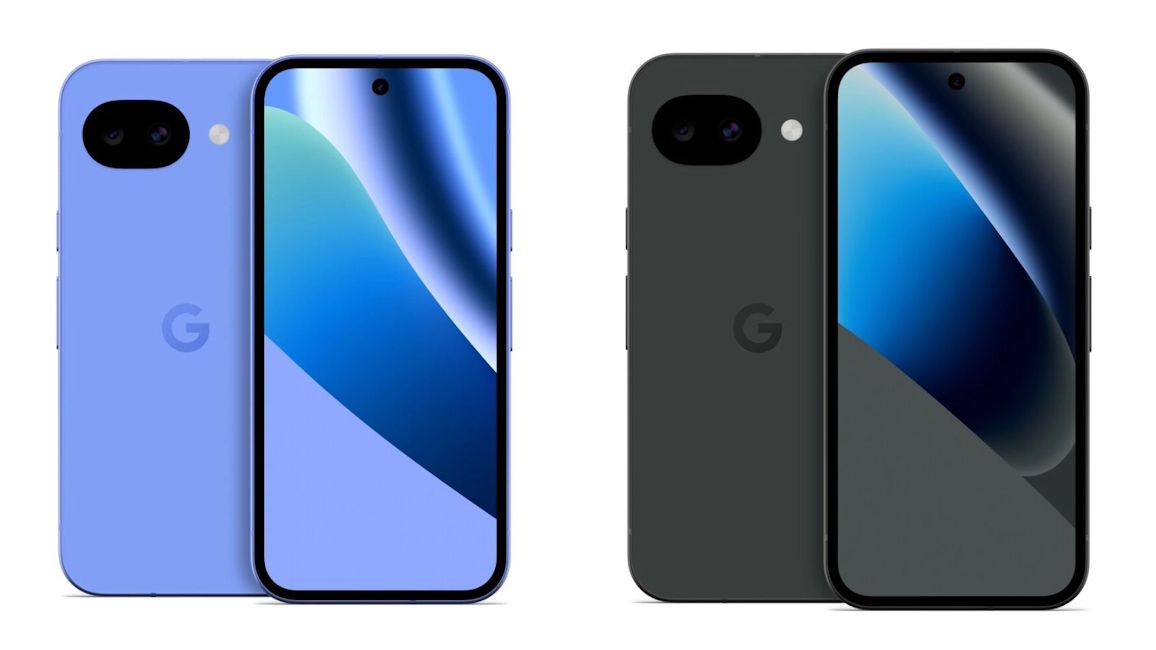 Google Pixel 10a in Lavender and Obsidian