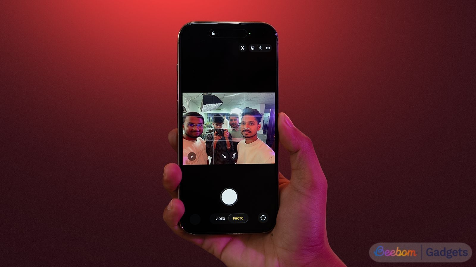 Apple iPhone 17 center stage in action