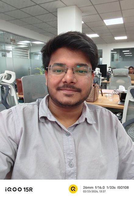 iQOO 15R selfie camera shot 2