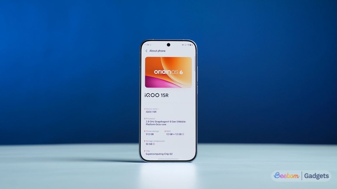 iQOO 15R Software about page