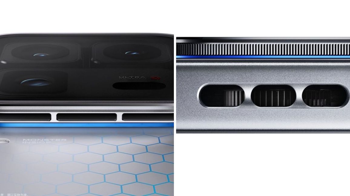 iQOO 15 Ultra cooling fan vents