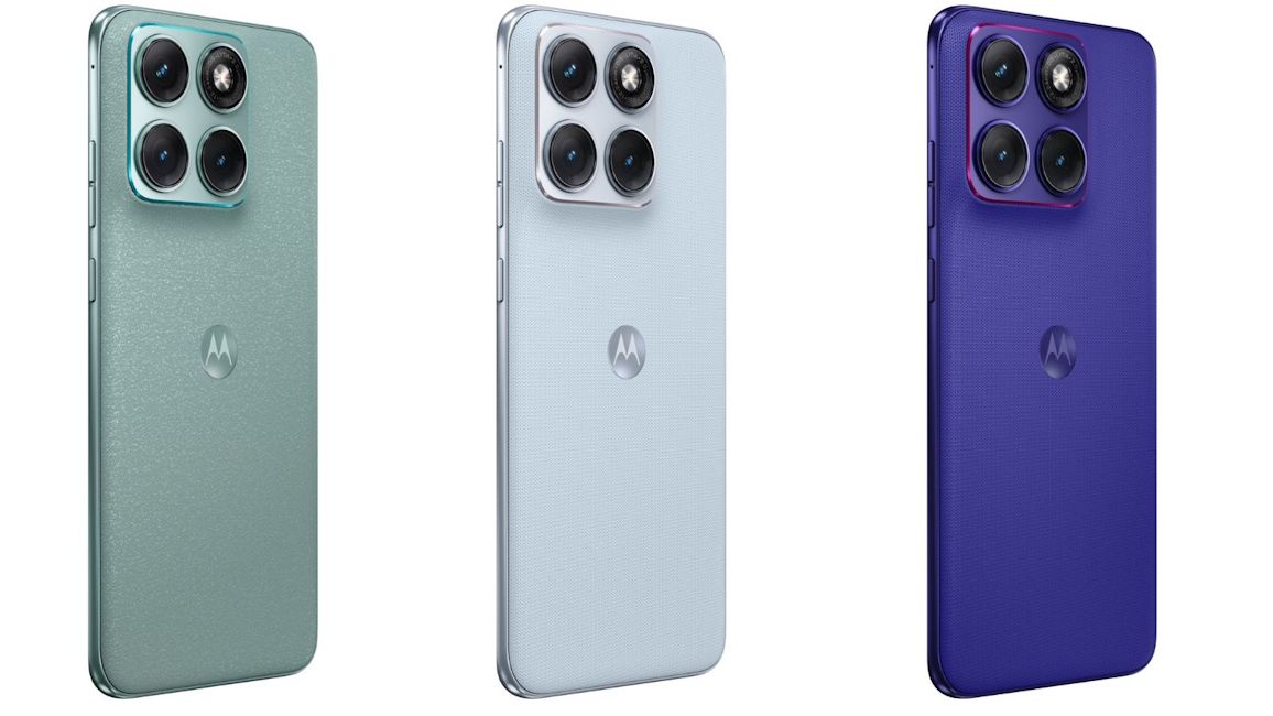 Motorola Edge 70 Fusion from the side