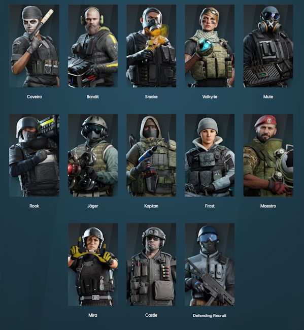 Rainbow Six Mobile Attackers