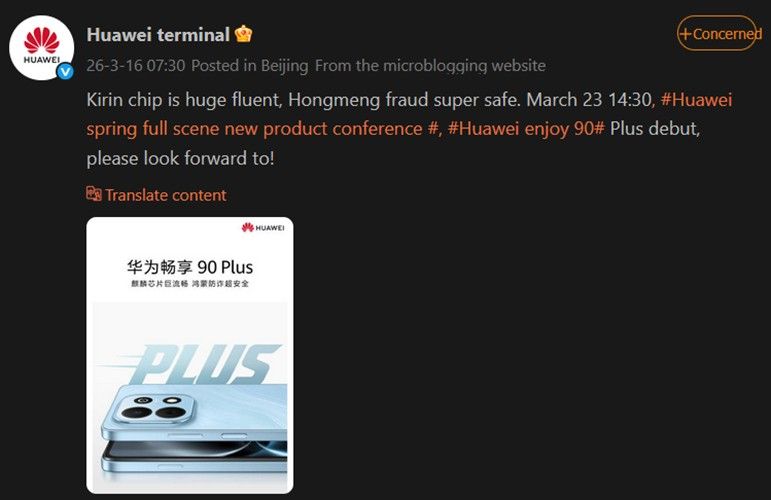 Huawei Enjoy 90 Plus confirmed Huawei Enjoy 90 Plus confirmed