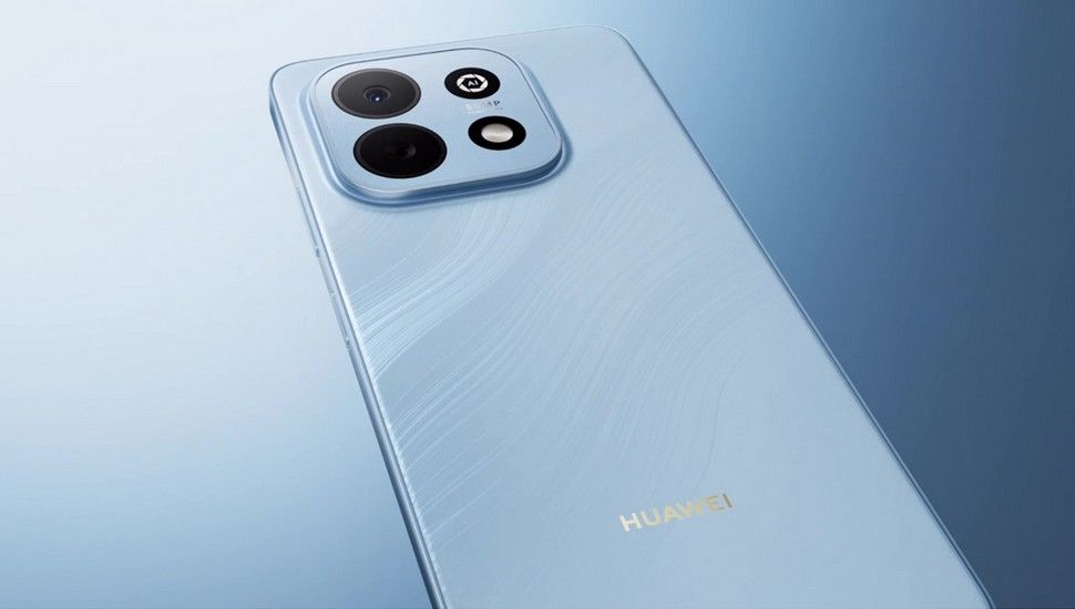 Huawei Enhoy 90 Plus from the back in blue colourway