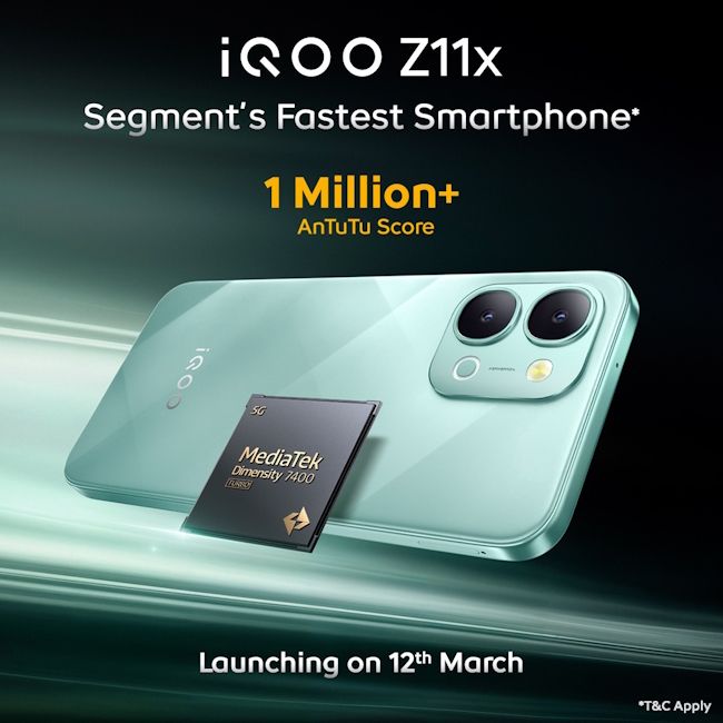 iQOO Z11x 5G launch date out