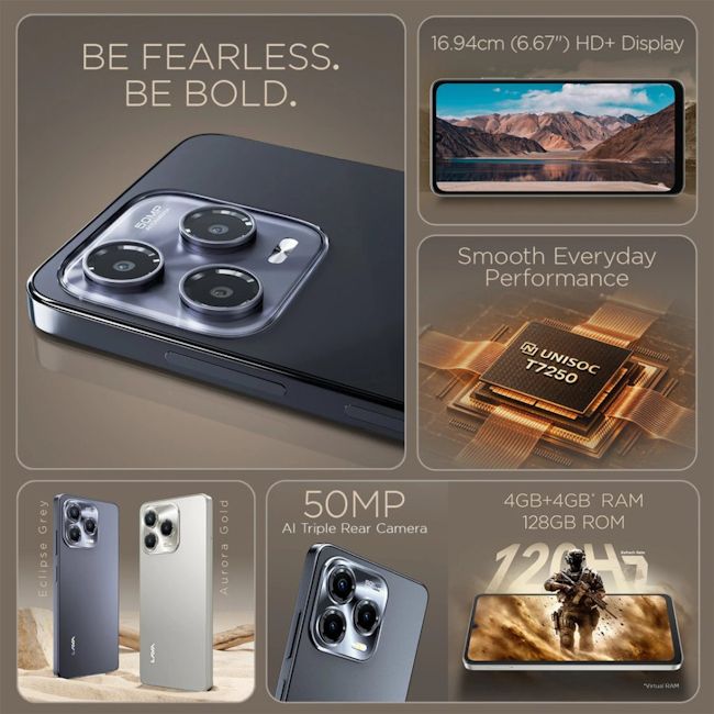 Lava Bold N2 Pro specifications and features