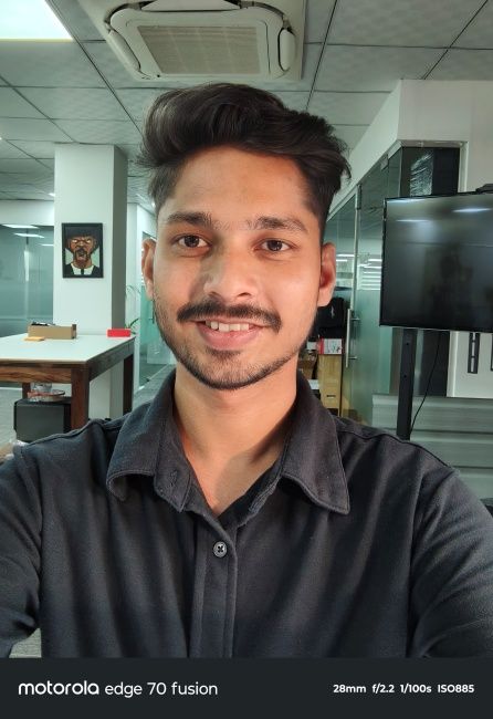 Motorola Edge 70 Fusion Selfie Camera shot 2