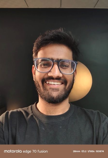 Motorola Edge 70 Fusion Selfie Camera shot 3
