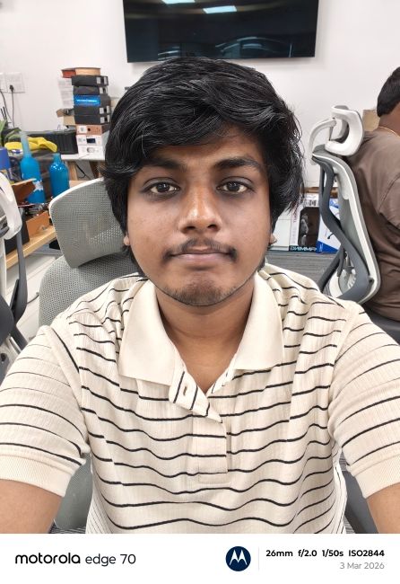 Motorola Edge 70 Selfie Camera Shot 3