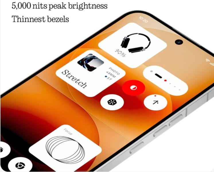 Nothing Phone (4a) Pro display