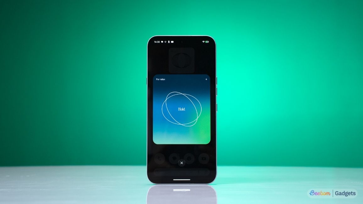 Nothing OS Breathing Break widget in action 2 Nothing OS Breathing Break widget in action 2