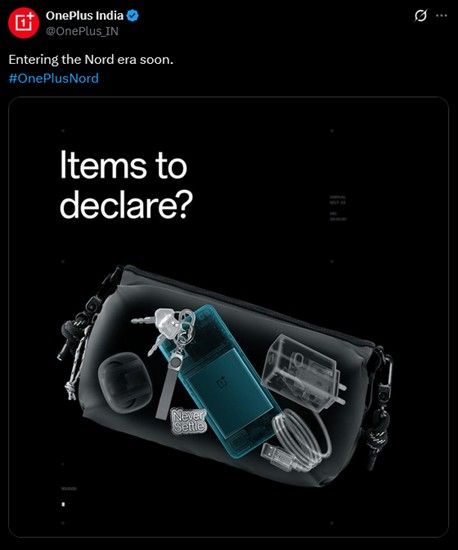 OnePlus India Nord Series teaser on X OnePlus India Nord Series teaser on X