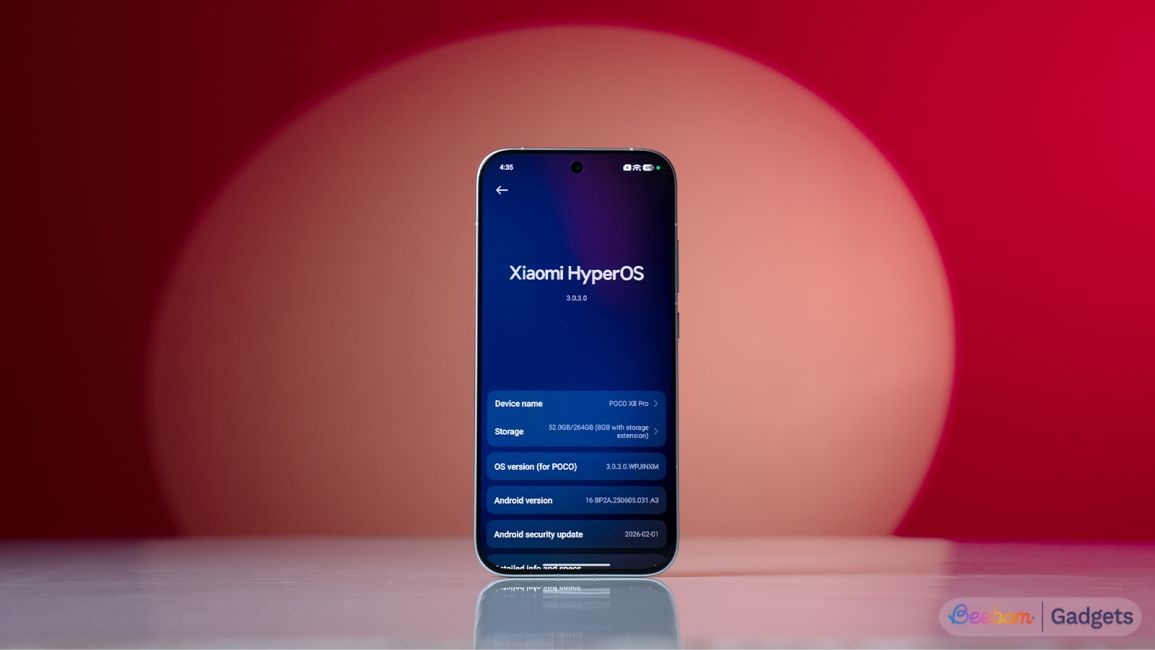 POCO X8 Pro software about page