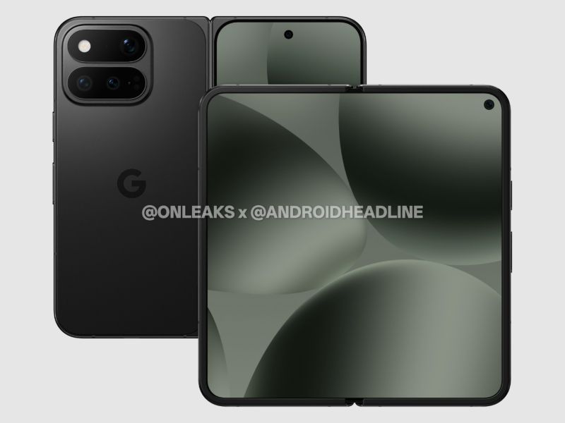 Pixel 11 Pro Fold from the front