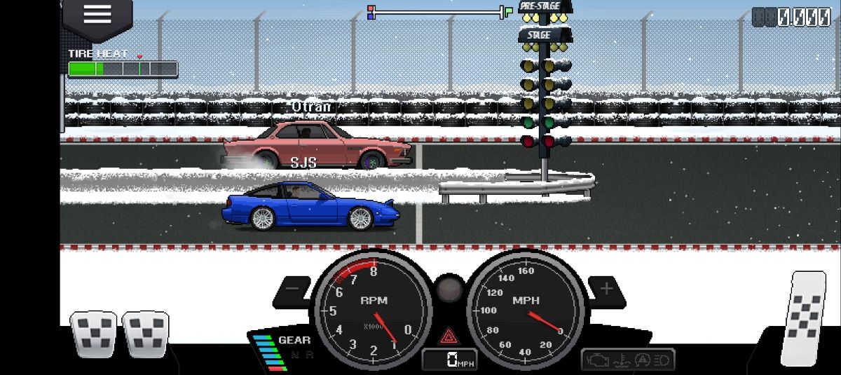 Pixel Car Racer gameplay