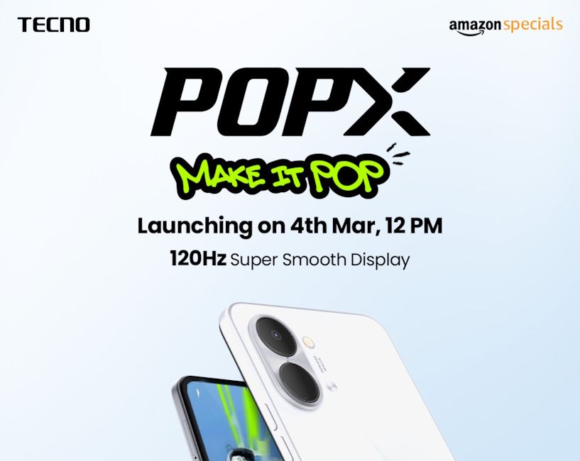 Tecno Pop X India launch date out