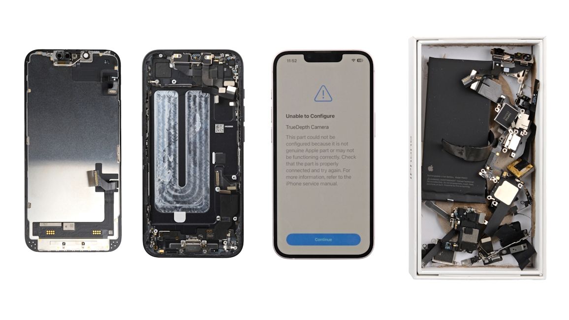 iPhone 16e could technicially use iPhone 17e parts but they wont work as intended
